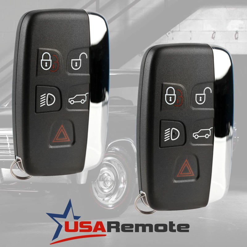 USARemote Key Fob Keyless Entry Remote fits Land Rover Range Rover Sport LR2 LR4 Evoque 2012 2013 2014 2015 2016 2017 (KOBJTF10A), Set of 2 - Image 2